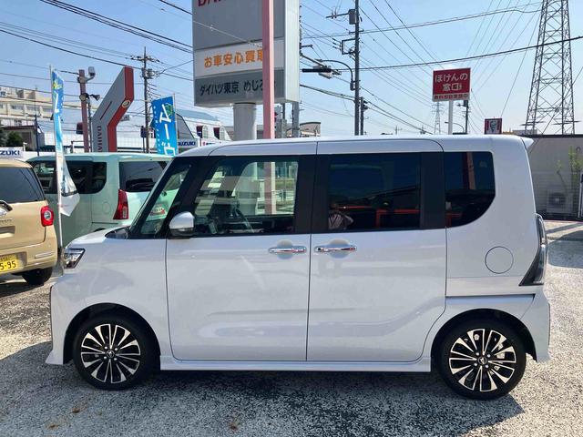 タントカスタムＲＳ保証　新車保証・まごころ保証　１年間・走行距離無制限付き（東京都）の中古車