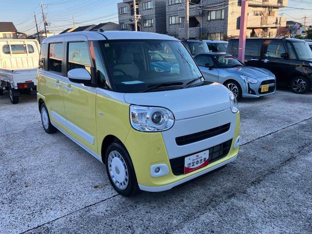 ムーヴキャンバスストライプスＧターボ保証　新車保証・まごころ保証　１年間・走行距離無制限付き（東京都）の中古車