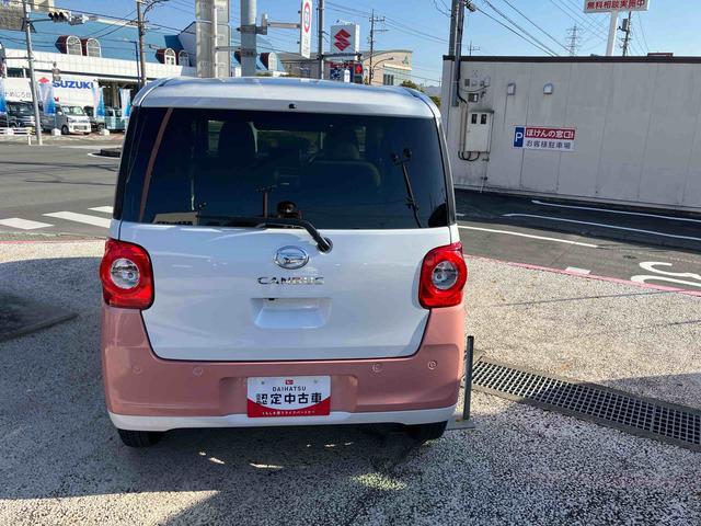 ムーヴキャンバスストライプスG ひょう害車 純正ナビ パノラマモニター保証 新車保証・まごころ保証 1年間・走行距離無制限付き 純正7インチナビ パノラマモニター 両側電動スライドドア 前席シートヒーター 電動パーキングブレーキ キーフリーシステム コーナーセンサー(東京都)の中古車