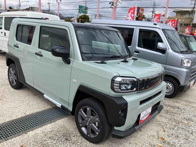 タフトＧターボ　ダーククロムベンチャー届け出済み未使用車保証　新車保証・まごころ保証　１年間・走行距離無制限付き（東京都）の中古車