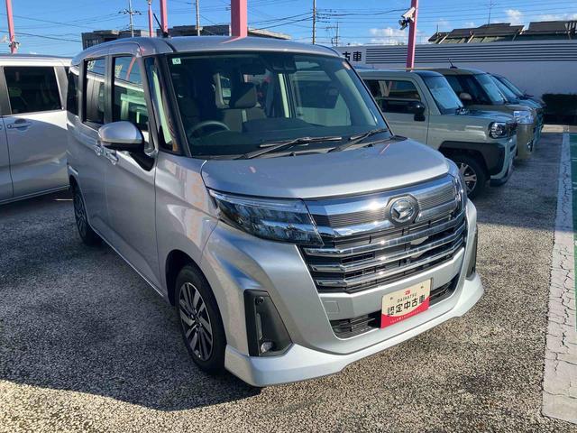 トールカスタムG 9インチディスプレイオーディオ パノラマモニター保証 新車保証・まごころ保証 1年間・走行距離無制限付き ディスプレイオーディオ パノラマモニター 両側電動スライドドア 電動パーキングブレーキ アダプティブクルーズコントロール キーフリーシステム(東京都)の中古車