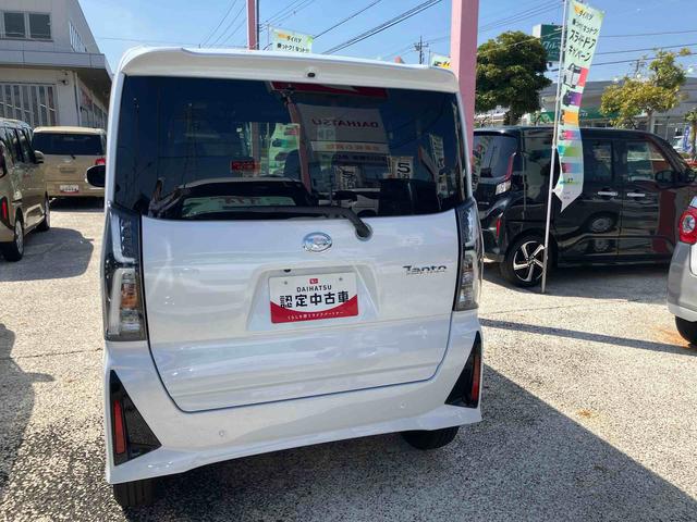 タントカスタムＲＳ保証　新車保証・まごころ保証　１年間・走行距離無制限付き（東京都）の中古車