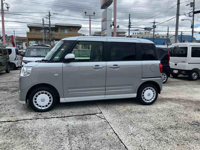 ムーヴキャンバスストライプスＧターボ　７インチ純正ナビゲーション搭載！！保証　新車保証・まごころ保証　１年間・走行距離無制限付き（東京都）の中古車