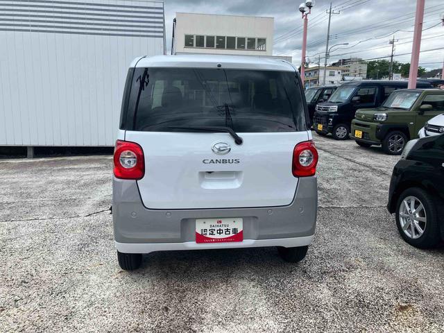 ムーヴキャンバスストライプスＧターボ　７インチ純正ナビゲーション搭載！！保証　新車保証・まごころ保証　１年間・走行距離無制限付き（東京都）の中古車