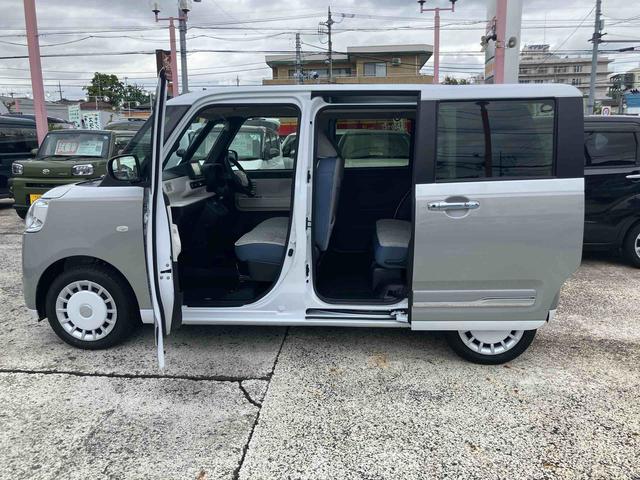 ムーヴキャンバスストライプスＧターボ　７インチ純正ナビゲーション搭載！！保証　新車保証・まごころ保証　１年間・走行距離無制限付き（東京都）の中古車