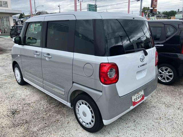 ムーヴキャンバスストライプスＧターボ　７インチ純正ナビゲーション搭載！！保証　新車保証・まごころ保証　１年間・走行距離無制限付き（東京都）の中古車