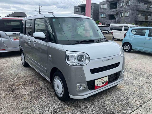 ムーヴキャンバスストライプスＧターボ　７インチ純正ナビゲーション搭載！！保証　新車保証・まごころ保証　１年間・走行距離無制限付き（東京都）の中古車