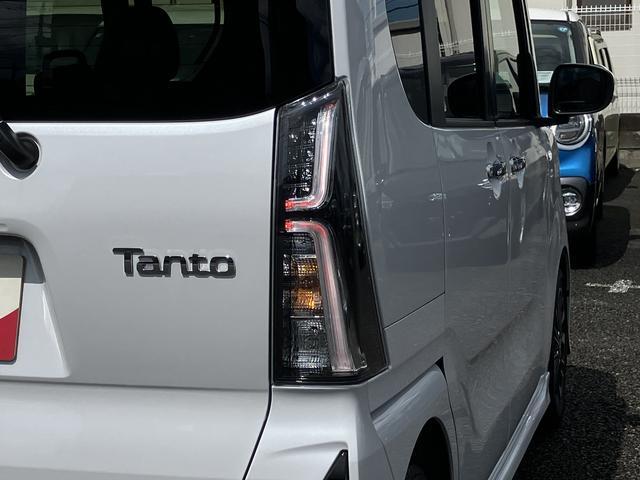 タントカスタムＲＳ　９インチディスプレイオーディオ装備保証　新車保証・まごころ保証　１年間・走行距離無制限付き・９インチディスプレイオーディオ装備・バックカメラ・ＬＥＤヘッドライト装備（東京都）の中古車