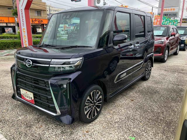 タントカスタムＲＳリミテッド　届け出済み未使用車保証　新車保証・まごころ保証　１年間・走行距離無制限付き・ＬＥＤヘッドライト装備・ＬＥＤフォグ装備・シートヒーター装備（東京都）の中古車