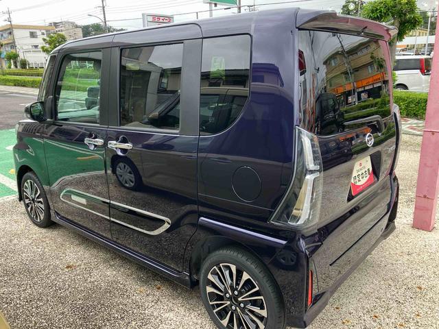 タントカスタムＲＳリミテッド　届け出済み未使用車保証　新車保証・まごころ保証　１年間・走行距離無制限付き・ＬＥＤヘッドライト装備・ＬＥＤフォグ装備・シートヒーター装備（東京都）の中古車