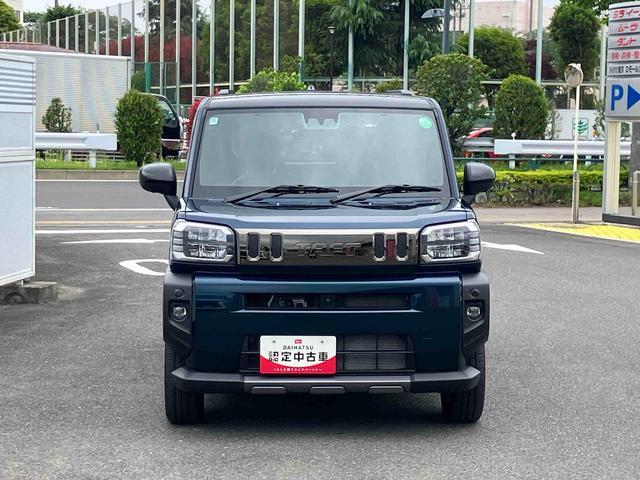 タフトＧターボ　ダーククロムベンチャー　クルーズコントロール保証１年間距離無制限付き　ＬＥＤヘッドランプ　ＬＥＤフォグランプ　１５インチアルミホイール　オート格納ドアミラー　キーフリーシステム　電動パーキングブレーキ　オートライト　前席シートヒーター（東京都）の中古車