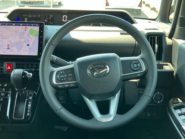 タントカスタムＲＳ　１０インチナビ　ＥＴＣ　ドライブレコーダー保証　新車保証・まごころ保証　１年間・走行距離無制限付き　純正１０インチナビ　ＥＴＣ車載器　ドライブレコーダー　パノラマモニター　アダプティブクルーズコントロール　両側電動スライドドア（東京都）の中古車