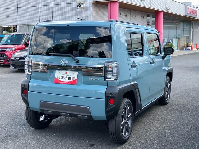 タフトＧ　ダーククロムベンチャー　クルーズコントロール保証　新車保証・まごころ保証　１年間・走行距離無制限付き　アダプティブクルーズコントロール　キーフリーシステム　ＬＥＤヘッドランプ　ＬＥＤフォグランプ　電動パーキングブレーキ　前席シートヒーター（東京都）の中古車