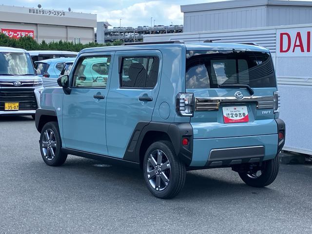 タフトＧ　ダーククロムベンチャー　クルーズコントロール保証　新車保証・まごころ保証　１年間・走行距離無制限付き　アダプティブクルーズコントロール　キーフリーシステム　ＬＥＤヘッドランプ　ＬＥＤフォグランプ　電動パーキングブレーキ　前席シートヒーター（東京都）の中古車