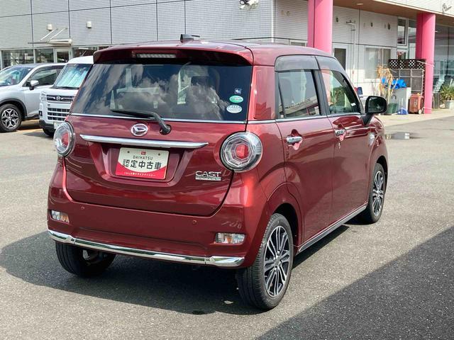 キャストスタイルＧ　ターボ　ＳＡII　ナビゲーション　ＥＴＣ車載器保証　まごころ保証　１年間・走行距離無制限付き　７インチナビ　ＥＴＣ車載器　運転席シートリフター　運転席シートヒーター　キーフリーシステム　オート格納ドアミラー（東京都）の中古車