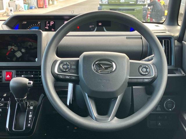 タントカスタムＸ　届出済未使用車　　両側電動スライドドア保証１年間距離無制限付き　アダプティブクルーズコントロール　レーンキープコントロール　パノラマモニター対応カメラ　電動パーキングブレーキ　両側電動スライドドア　ＬＥＤヘッドランプ　ＵＳＢ（東京都）の中古車