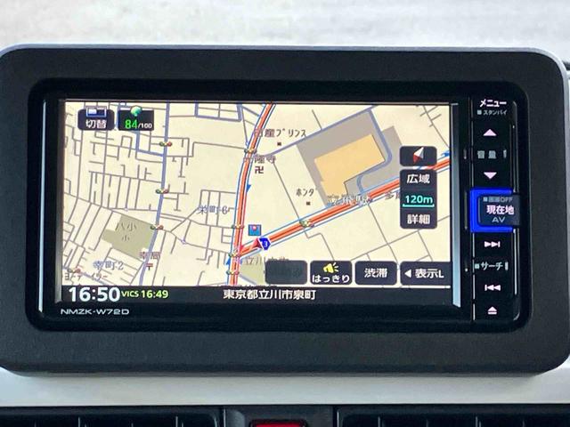ムーヴキャンバスストライプスＧ純正７型ワイドエントリーナビ　ＥＴＣ　前後ドライブレコーダー　両側電動スライドドア　両席シートヒーター　６コーナーセンサー　ＬＥＤヘッドランプ＆ＬＥＤフォグランプ　電動パーキングブレーキ保証　新車保証（東京都）の中古車