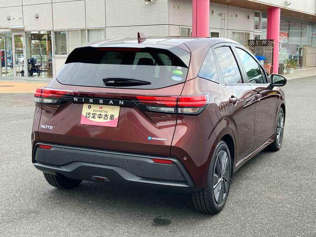 ノートＸ　ナビゲーション　ＥＴＣ車載器　ドライブレコーダー保証　まごころ保証　１年間・走行距離無制限付き　ナビゲーション　ＥＴＣ車載器　ドライブレコーダー　電動パーキングブレーキ　キーフリーシステム　クルーズコントロール（東京都）の中古車