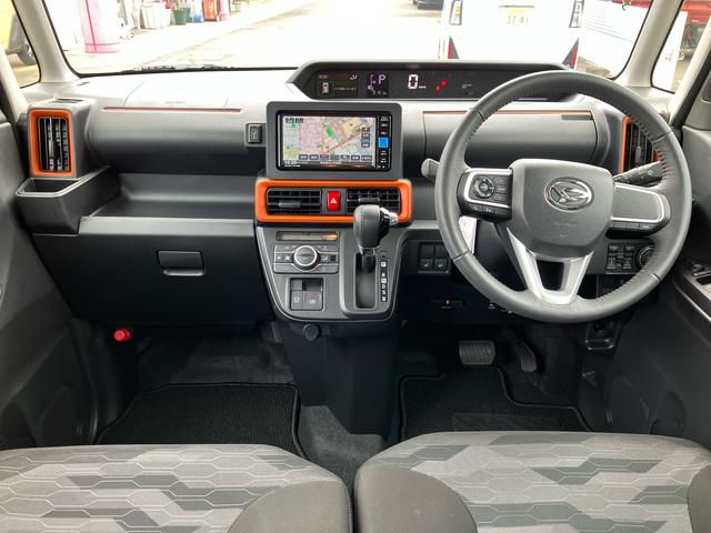 タントファンクロスターボ純正7型ワイドエントリーナビ バックカメラ 純正ETC 前後ドライブレコーダー 両側電動スライドドア 両席シートヒーター LEDヘッドランプ&LEDフォグランプ 6コーナーセンサー USBソケット(東京都)の中古車