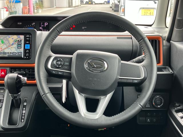 タントファンクロスターボ純正7型ワイドエントリーナビ バックカメラ 純正ETC 前後ドライブレコーダー 両側電動スライドドア 両席シートヒーター LEDヘッドランプ&LEDフォグランプ 6コーナーセンサー USBソケット(東京都)の中古車