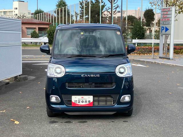 ムーヴキャンバスセオリーＧターボインタークーラーターボ　９インチスマホ連携ディスプレイオーディオ　バックカメラ　アダプティブクルーズコントロール　ＥＴＣ　電動パーキングブレーキ　両側電動スライドドア　両席シートヒーター　テレビキット（東京都）の中古車