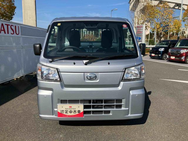 ハイゼットトラックスタンダード車検整備２年付き　ＦＲ専用ＣＶＴ　パートタイム４輪駆動　マルチリフレクターヘッドランプ　ＡＭ／ＦＭ付きラジオ　６コーナーセンサー　三方開き　荷台フロア長２０３０ｍｍ　荷台幅１４１０ｍｍ　オートライト（東京都）の中古車