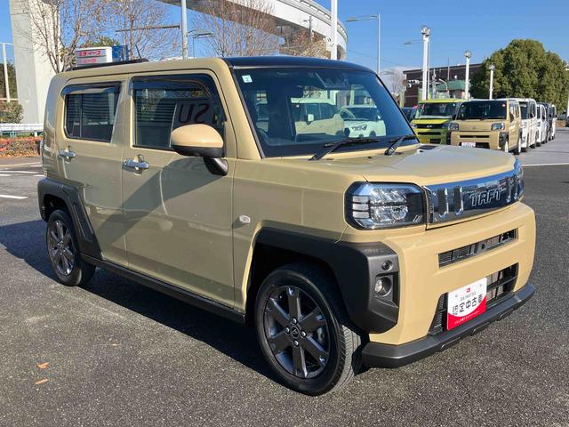 タフトＧターボインタークーラーターボエンジン　パノラマモニター対応カメラ　純正９型オールインワンナビ　純正ＥＴＣ　電動パーキングブレーキ　４コーナーセンサー　前後ナビ連動式ドライブレコーダー　両席シートヒーター（東京都）の中古車