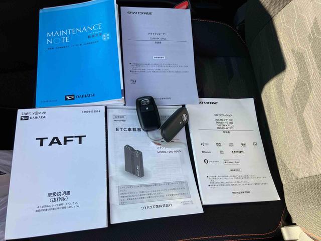 タフトＧターボインタークーラーターボエンジン　パノラマモニター対応カメラ　純正９型オールインワンナビ　純正ＥＴＣ　電動パーキングブレーキ　４コーナーセンサー　前後ナビ連動式ドライブレコーダー　両席シートヒーター（東京都）の中古車