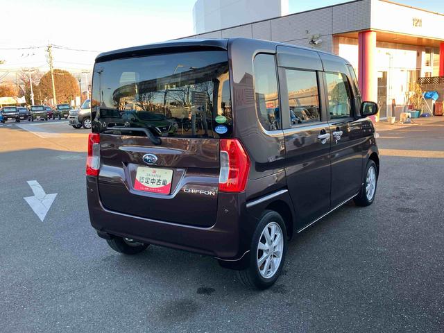 シフォンG スマートアシスト左側電動スライドドア 運転席シートヒーター 純正ETC AM/FM付きCDステレオ マルチリフレクターヘッドランプ 14インチラジアルタイヤ&アルミホイール プッシュボタンスタート オートライト(東京都)の中古車