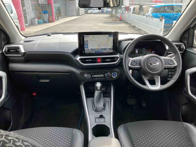 ロッキープレミアムG HEVハイブリッドモデル 純正9型オールインワンナビ パノラマモニター対応カメラ 前後ナビ連動式ドライブレコーダー 純正ETC 17インチアルミホイール アダプティブクルーズコントロール 両席シートヒーター(東京都)の中古車