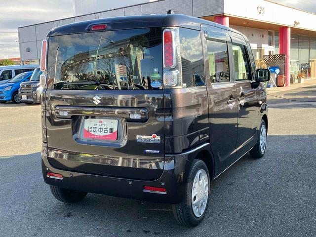 スペーシアハイブリッドG保証 1年間・走行距離無制限付き 社外7型オールインワンナビ バックカメラ 社外前後ドライブレコーダー 両側手動式スライドドア オートエアコン スズキセーフティサポート プッシュボタンスタート(東京都)の中古車
