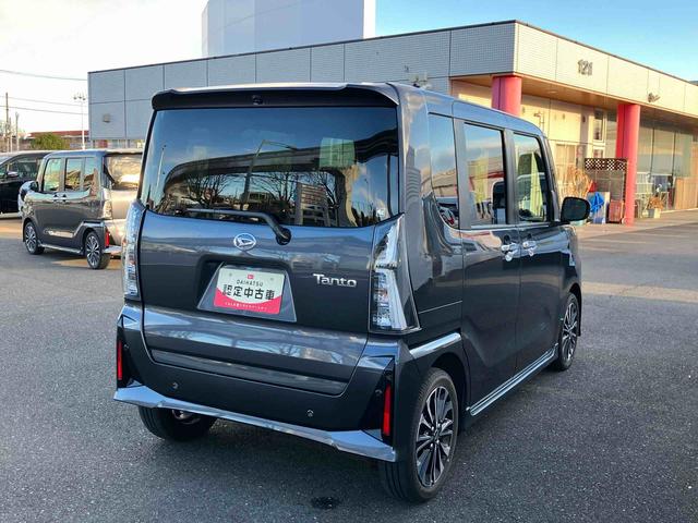 タントカスタムＲＳ保証　新車保証・まごころ保証　１年間・走行距離無制限付き（東京都）の中古車