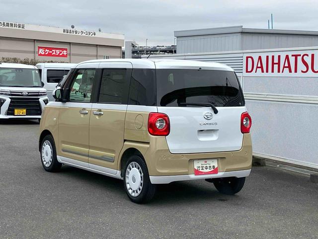 ムーヴキャンバスストライプスＧターボ純正７型ワイドエントリーナビ　パノラマモニター対応カメラ　アダプティブクルーズコントロール両側電動スライドドア　両席シートヒーター　ＬＥＤヘッドランプ　置きラクボックス　ホッとカップホルダー　ＵＳＢ（東京都）の中古車