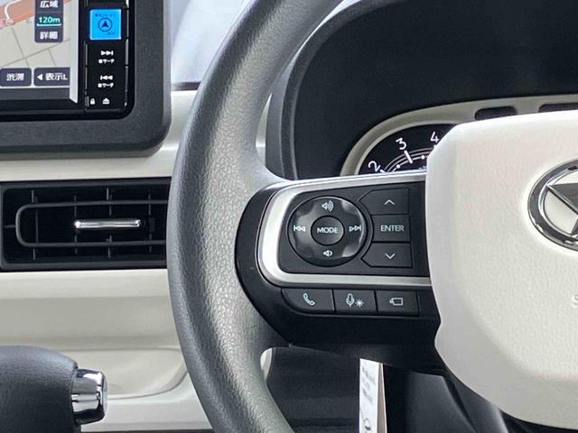 ムーヴキャンバスストライプスＧターボ純正７型ワイドエントリーナビ　パノラマモニター対応カメラ　アダプティブクルーズコントロール両側電動スライドドア　両席シートヒーター　ＬＥＤヘッドランプ　置きラクボックス　ホッとカップホルダー　ＵＳＢ（東京都）の中古車