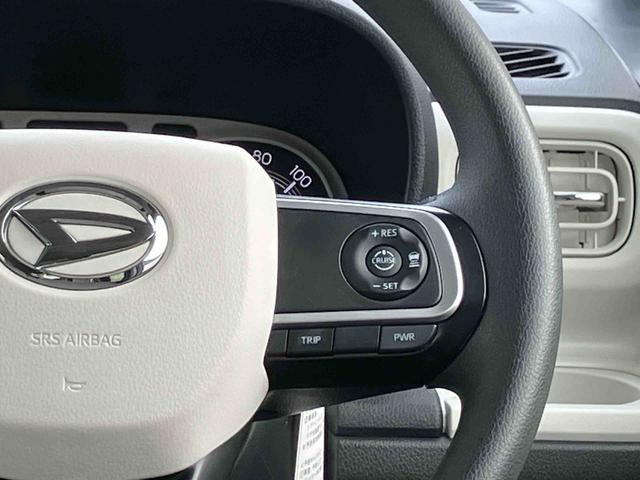 ムーヴキャンバスストライプスＧターボ純正７型ワイドエントリーナビ　パノラマモニター対応カメラ　アダプティブクルーズコントロール両側電動スライドドア　両席シートヒーター　ＬＥＤヘッドランプ　置きラクボックス　ホッとカップホルダー　ＵＳＢ（東京都）の中古車