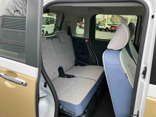 ムーヴキャンバスストライプスＧターボ純正７型ワイドエントリーナビ　パノラマモニター対応カメラ　アダプティブクルーズコントロール両側電動スライドドア　両席シートヒーター　ＬＥＤヘッドランプ　置きラクボックス　ホッとカップホルダー　ＵＳＢ（東京都）の中古車