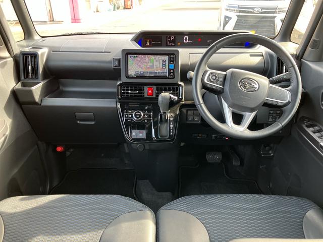 タントカスタムＲＳインタークーラーターボエンジン　純正７型ワイドエントリーナビ　バックカメラ　前後ドライブレコーダー　純正ＥＴＣ　両側電動スライドドア　両席シートヒーター　電動パーキングブレーキ　４コーナーセンサー（東京都）の中古車