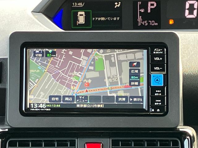 タントカスタムＲＳインタークーラーターボエンジン　純正７型ワイドエントリーナビ　バックカメラ　前後ドライブレコーダー　純正ＥＴＣ　両側電動スライドドア　両席シートヒーター　電動パーキングブレーキ　４コーナーセンサー（東京都）の中古車