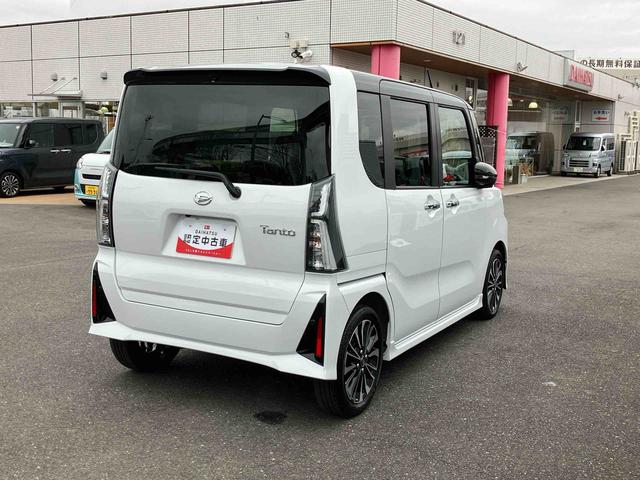 タントカスタムＲＳインタークーラーターボエンジン　純正７型ワイドエントリーナビ　パノラマモニター対応カメラ　ＥＴＣ　４コーナーセンサー　両側電動スライドドア　両席シートヒーター　電動パーキングブレーキ　ＵＳＢソケット（東京都）の中古車