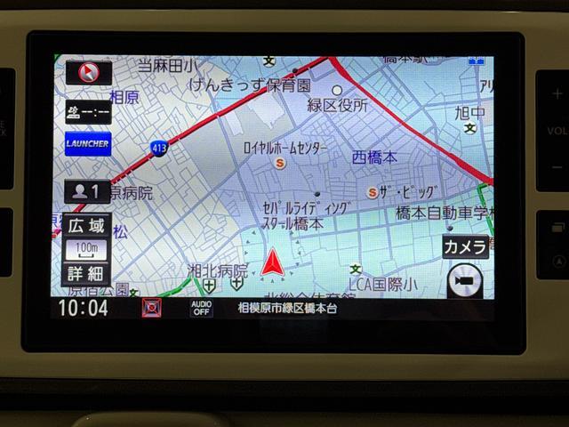 ムーヴキャンバスＧメイクアップＶＳ　ＳＡIII　ナビ　パノラマモニター保証　新車保証・まごころ保証　１年間・走行距離無制限付き　純正８型オールインワンナビ　パノラマモニター対応カメラ　前後ドライブレコーダー　ＥＴＣ　ウォームパック　両側電動スライドドア　　ＡＦＳ機能付き（東京都）の中古車