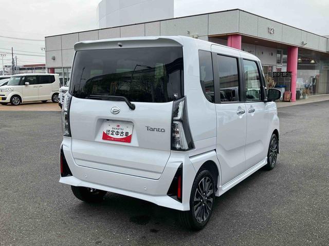 タントカスタムRS 9インチディスプレイオーディオ バックカメラ保証 新車保証・まごころ保証 1年間・走行距離無制限付き LEDヘッドランプ バックカメラ ディスプレイオーディオ キーフリーシステム 両側電動スライドドア オートライト 前席シートヒーター(東京都)の中古車