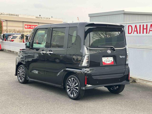 タントカスタムＲＳ　７インチナビ・パノラマカメラ備新車保証・まごころ保証　１年間・走行距離無制限インタークーラーターボエンジン　純正７型オールインワンナビ　パノラマモニター対応カメラ　両側電動スライドドア　両席シートヒーター　電動パーキングブレーキ（東京都）の中古車