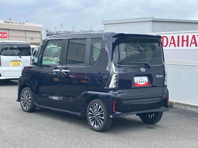 タントカスタムＲＳ７インチナビ・バックカメラ・ドラレコ・ＥＴＣ装備新車保証・まごころ保証　１年間・走行距離無制限　　インタークーラーターボエンジン　純正７型オールインワンナビ　バックカメラ　純正ＥＴＣ　前後ドライブレコーダー　両側電動スライドドア　両席シートヒーター（東京都）の中古車
