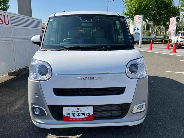 ムーヴキャンバスストライプスＧターボ保証　新車保証・まごころ保証　１年間・走行距離無制限付き（東京都）の中古車