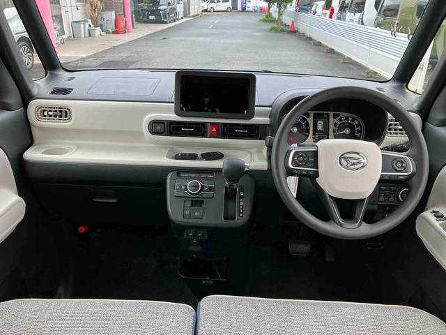 ムーヴキャンバスストライプスGターボ 4WD 届け出済み未使用車保証 新車保証・まごころ保証 1年間・走行距離無制限付き・LEDヘッドライト装備・シートヒーター装備・オーディオレス車・電動格納ミラー・シートヒーター装備(東京都)の中古車