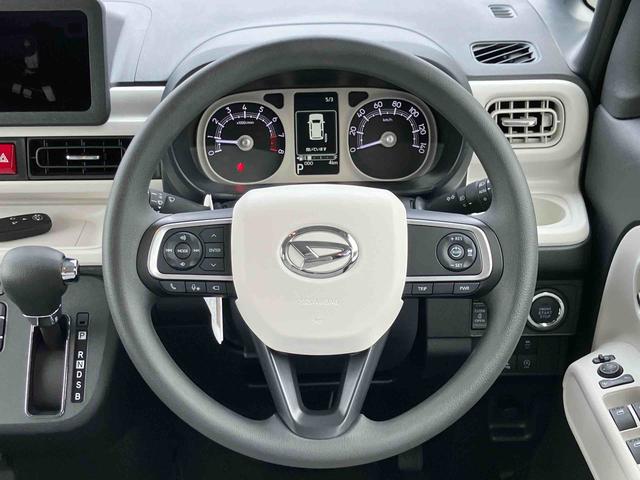 ムーヴキャンバスストライプスGターボ 4WD 届け出済み未使用車保証 新車保証・まごころ保証 1年間・走行距離無制限付き・LEDヘッドライト装備・シートヒーター装備・オーディオレス車・電動格納ミラー・シートヒーター装備(東京都)の中古車