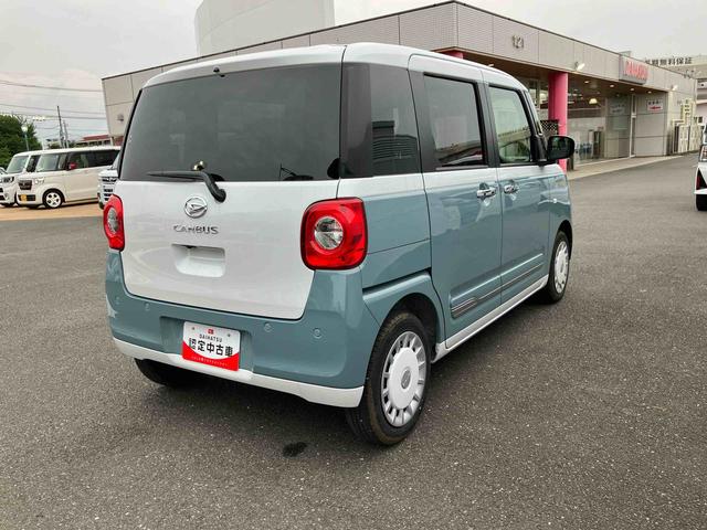 ムーヴキャンバスストライプスＧ　７インチ純正ナビゲーション搭載！！保証　新車保証・まごころ保証　１年間・走行距離無制限付き・７インチナビ・バックカメラ・ドラレコ・ＥＴＣ装備・ＬＥＤヘッドライト装備・シートヒーター装備（東京都）の中古車