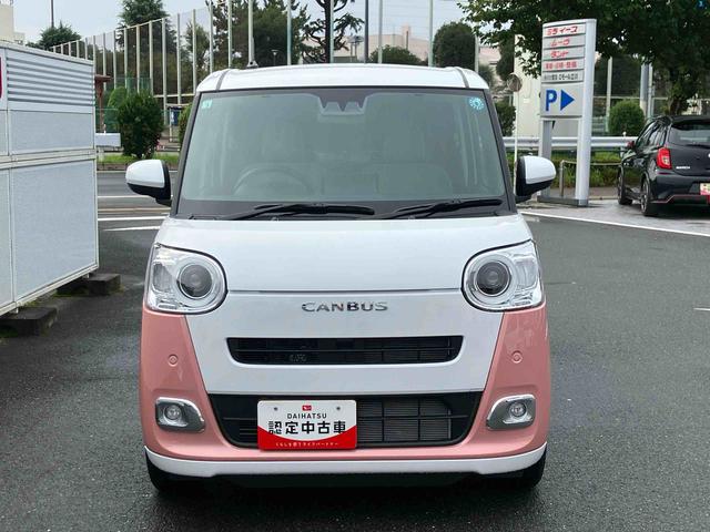 ムーヴキャンバスストライプスＧ　９インチディスプレイオーディオ装備保証　新車保証・まごころ保証　１年間・走行距離無制限付き・９インチディスプレイオーディオ装備・バックカメラ・ＬＥＤヘッドライト装備（東京都）の中古車