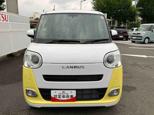 ムーヴキャンバスストライプスG保証 新車保証・まごころ保証 1年間・走行距離無制限付き・7インチナビ・パノラマカメラ・ドラレコ・装備・LEDフォグ装備・シートヒーター装備(東京都)の中古車