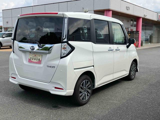 トールカスタムＧ　９インチディスプレイオーディオ　パノラマモニター保証　新車保証・まごころ保証　１年間・走行距離無制限付き・９インチディスプレイオーディオ装備・パノラマカメラ装備・ＬＥＤヘッドライト装備（東京都）の中古車